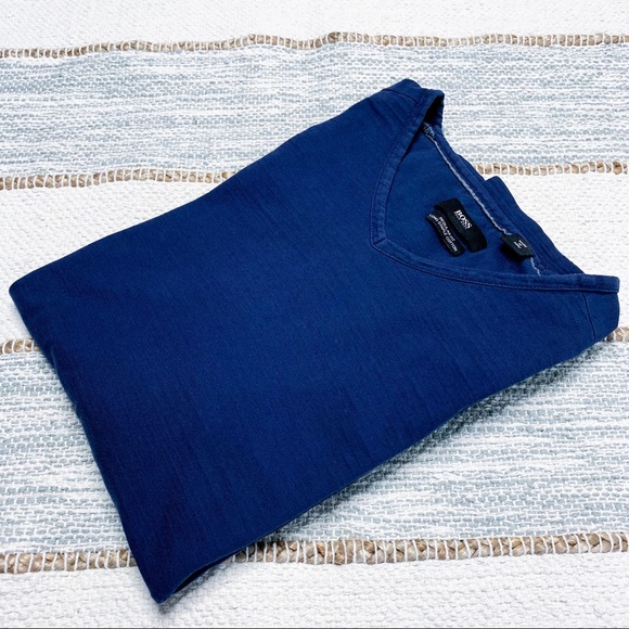 Hugo Boss Other - Hugo Boss Regular-fit Cotton T-shirt w/ V-neckline